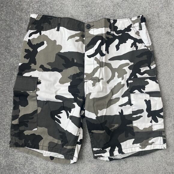 Rothco BDU Shorts Mens Large Waist 35-39 Inch Tactical Military Army Camo Cargo - Picture 1 of 7